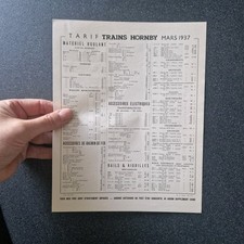 TRAIN HORNBY  affichette de
