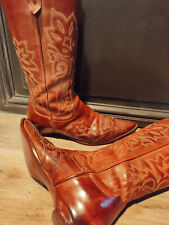 Bottes cuir marron femme 38 -