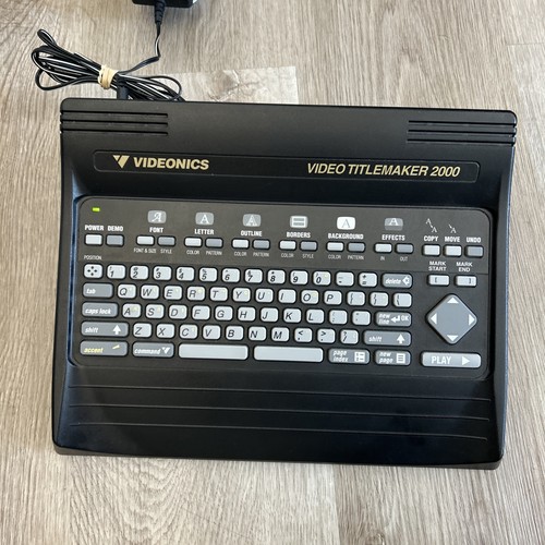 Videonics titlemaker 2000 - videonics,