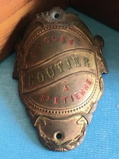 Ancienne Plaque de Vélo