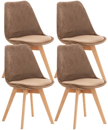 Lot chaises salle - 4, de