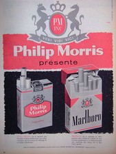 PUBLICITÉ PHILIP MORRIS