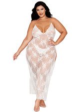 Nuisette longue blanche grande