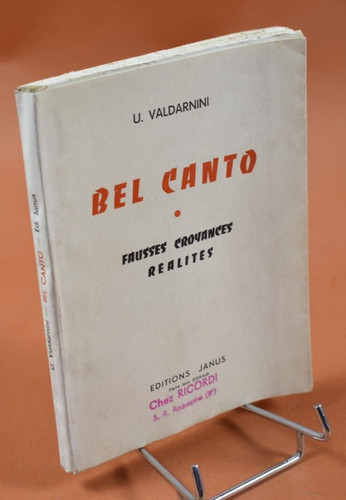Bel canto fausses - bel, croyances