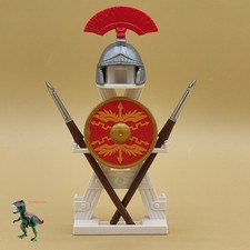 Playmobil armurier romain-soldat-légionnaire de Rome-césar-lances-casque-bouc...