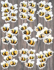Bunches of Bees Die Cut Vinyl
