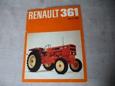Catalogue publicitaire tracteur RENAULT 361