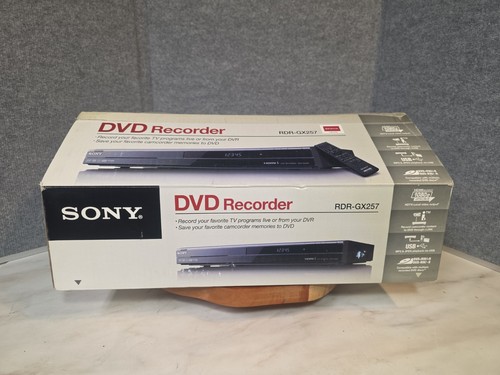 Sony rdr gx257 dvd - sony, recorder