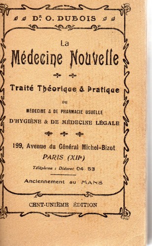 Medecine nouvelle par - medecine, nouvelle,