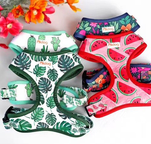 Harnais imprimés bouledogue - harnais,