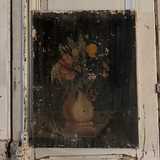 Huile sur toile nature morte