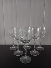 6  verres à EAU cristal