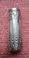 Ancien Fume cigarette en argent