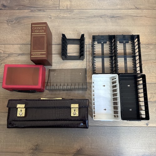 Lot rangement cassettes - de,