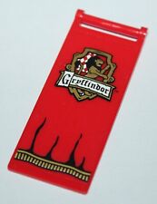 Lego Red Flag Flag 7x3 with 'Gryffindor' and Lion in Shield 30292pb009 set 4842