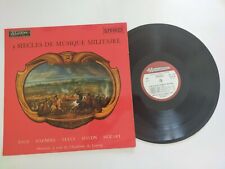 LP Vinyle 33T Bach, Haendel, Lully .. "3 siècle de musique militaire" Leipzig BE