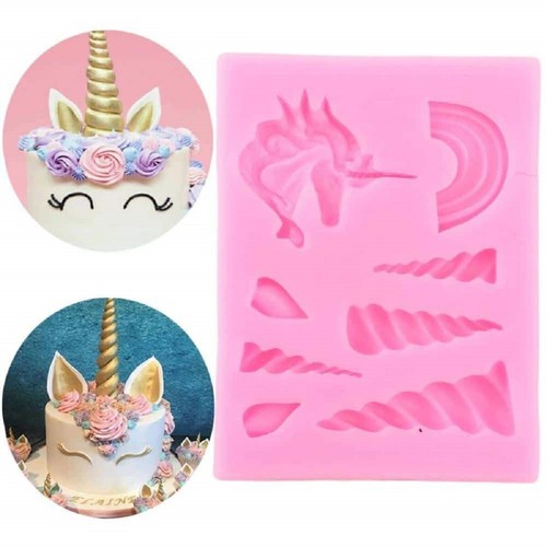 Moule silicone mini licornes - mini,