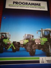 CATALOGUE - AGRICOLE - TRACTEUR - DEUTZ  ( réf 57
