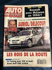 AUTO HEBDO AUTOhebdo 879 du 5 Mai 1993 Delecour Arielle Tour de Corse ABT F1
