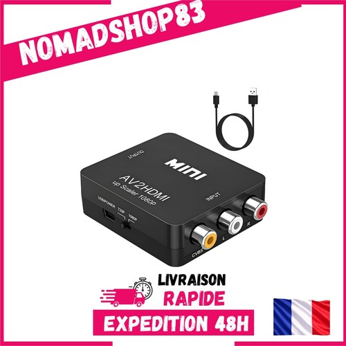 Convertisseur rca vers - vers, hdmi
