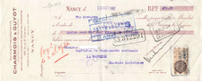 VIEUX PAPIER FISCAUX SUR