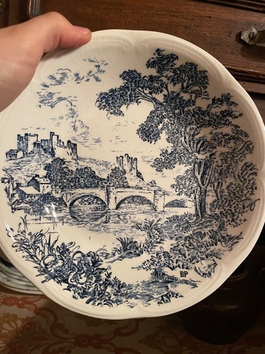 Lot assiettes en - 17,