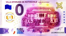 06 SAINT-JEAN-CAP-FERRAT Villa Ephrussi 2, 2025, Anniversaire, Billet Souvenir