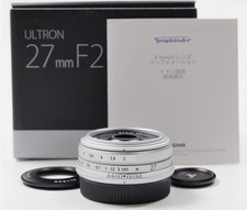Voigtlander Ultron 27mm F2 Silver pour monture Fujifilm X