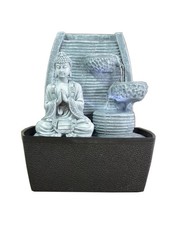 Fontaine d'intérieur Bouddha Stone avec mur d'eau 