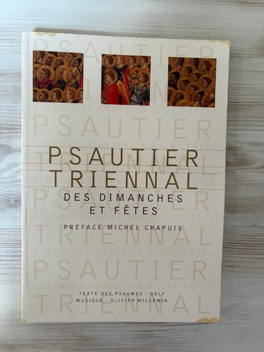 Psautier triennal des - psautier,