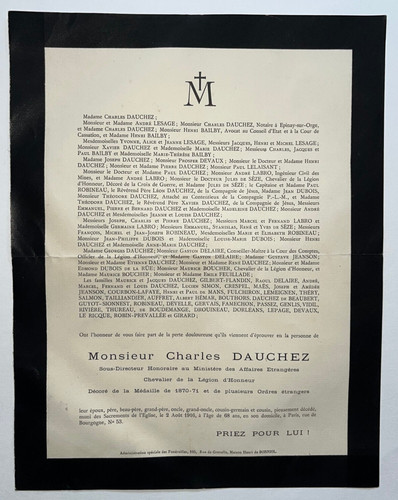 Charles dauchez lesage faire - charles,