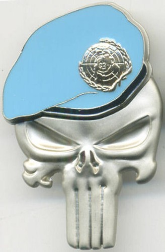 Casque bleu punisher onu - casque, /