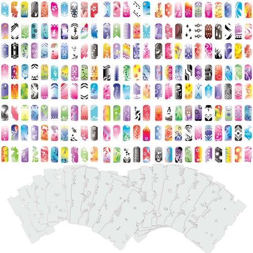 280 airbrush nail art stencil - 280,