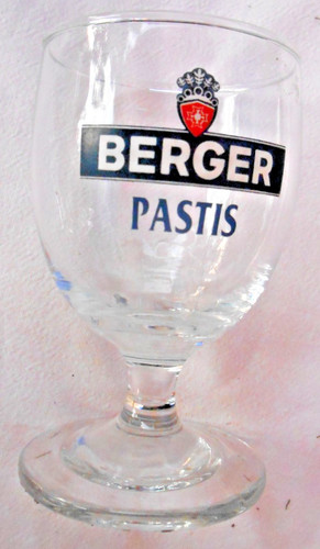 Ancien verre ballon pub - ancien, tb