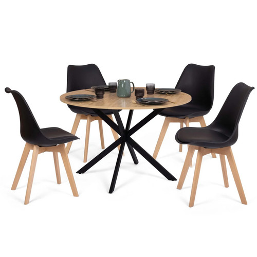 Ensemble table manger ronde - ensemble, à