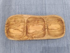 Planche Assiette Plateau Apéritif Bois D'olivier 32cm