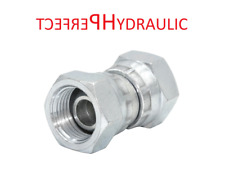 Raccord droit hydraulique avec écrou de serrage des deux côtés BSP UNF ORFS...