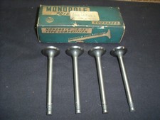 SIMCA 8 TYPE 1100 JEU DE 4 SOUPAPES ECHAPPEMENTS FLOQUET MONOPOLE NEUVES