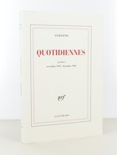 GUILLEVIC - Quotidiennes. Poèmes Novembre 1994- Décembre 1996. - 2002 - Editi