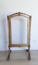 Parefeu/ écran de cheminée époque Napoléon III, en bois doré  - XIXe ( H 108 cm)