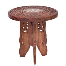 Bois solide chevet fin - bois,