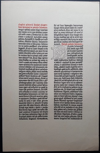 Page tirée bible - tirée, la