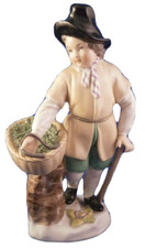 Augarten Wien Porcelaine Eel Vendeur Figurine Porzellan Figur Vienna Royal