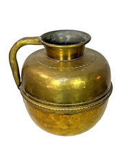 Broc eau ancien - eau, laiton
