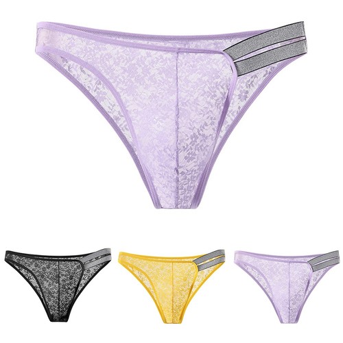 Slip transparent homme
