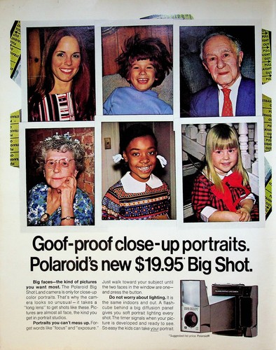 1971 polaroid big shot - 1971,