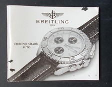 notice BREITLING originale pour montre CHRONO SHARK AUTO