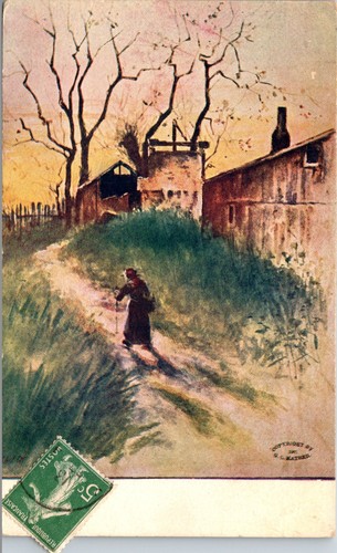 Person walking path - person, on