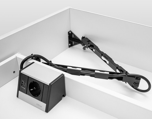 Prise encastrée dock avec - encastrée, r-dock