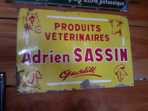 Grande plaque ancienne rare - plaque,